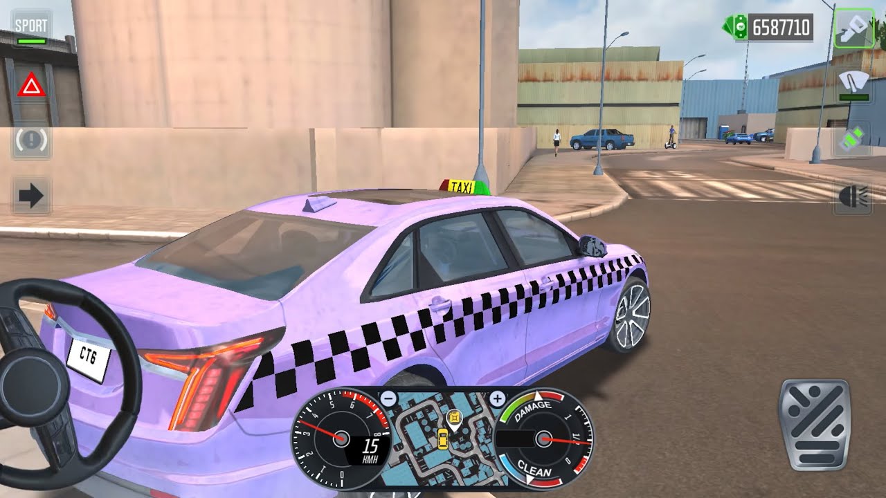 Cadillac CT6 Route | New York City | Taxi Car Simulator EVO Mobile Gameplay