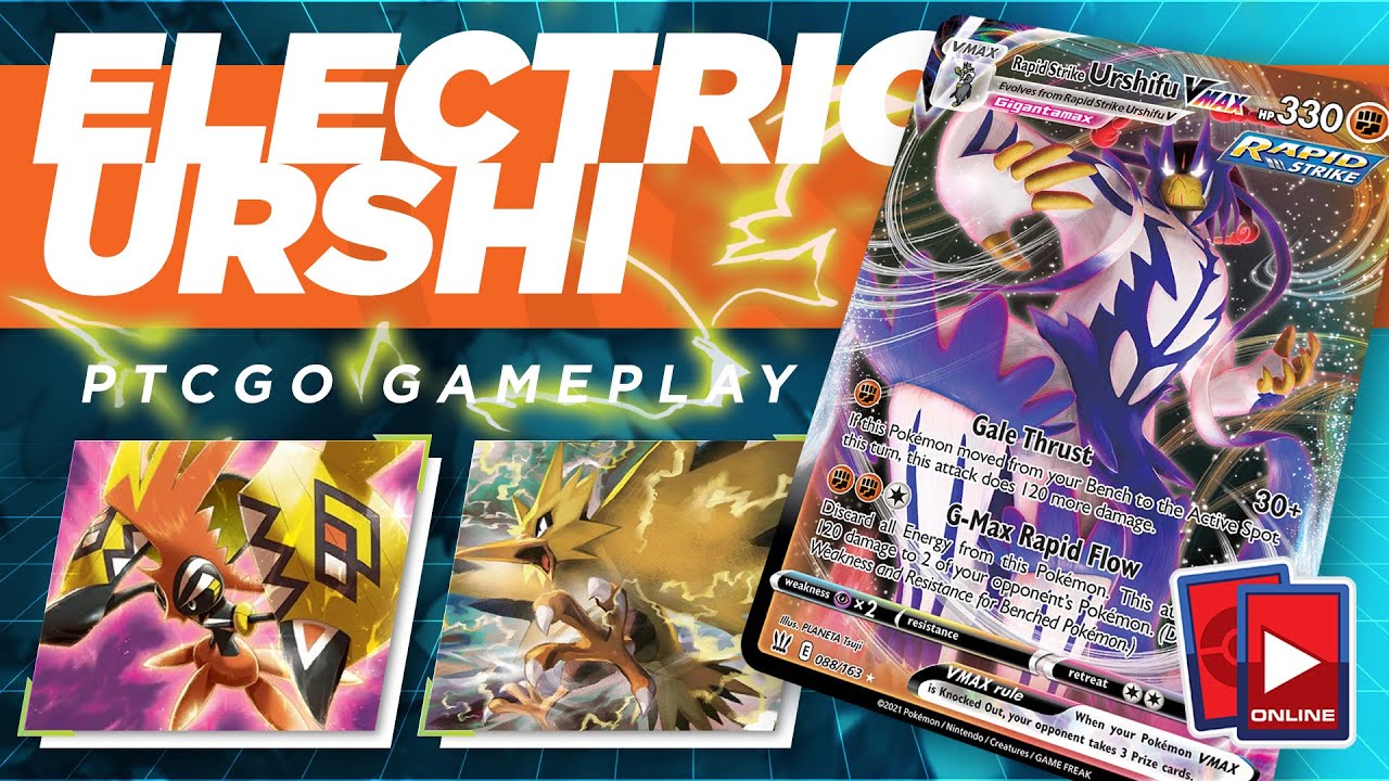 Lightning Urshifu VMAX Deck Wins Games In TWO ATTACKS - PTCGO (Battle Styles)