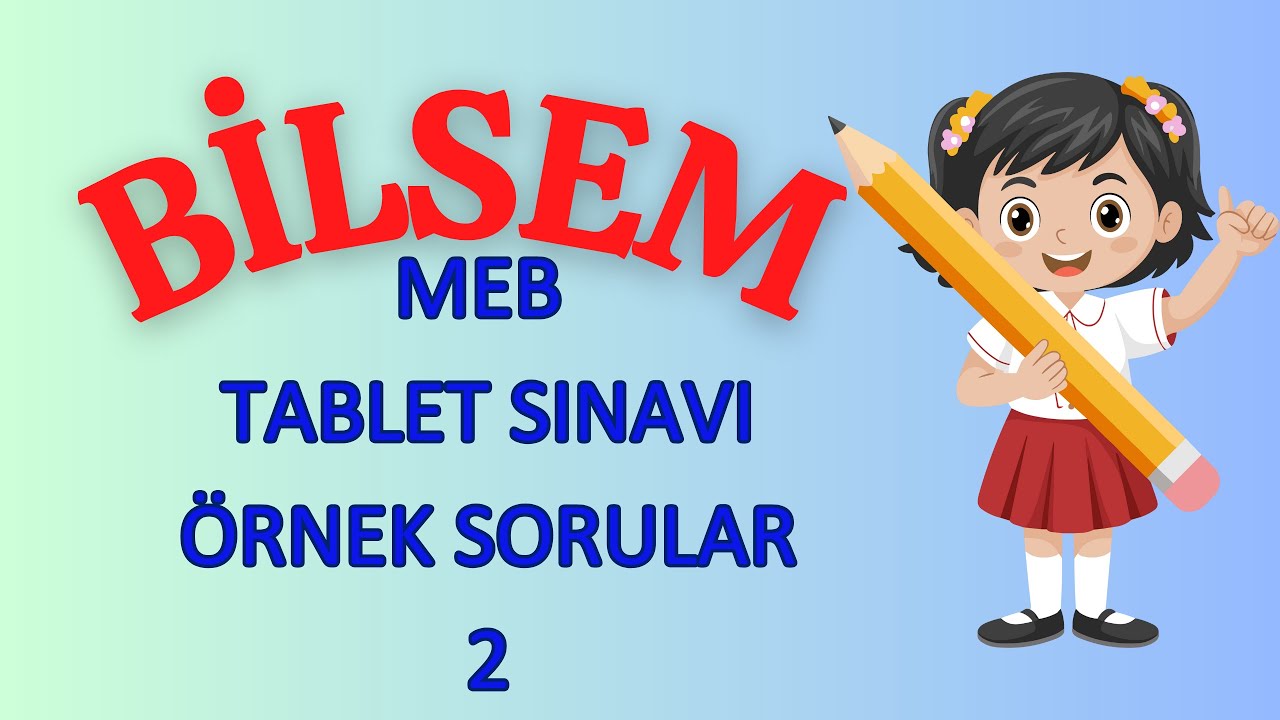 BİLSEM’i Kazandıran DENEME! 🔥 1-2-3. Sınıf Tablet Sınavı Genel Yetenek Soru Çözümleri