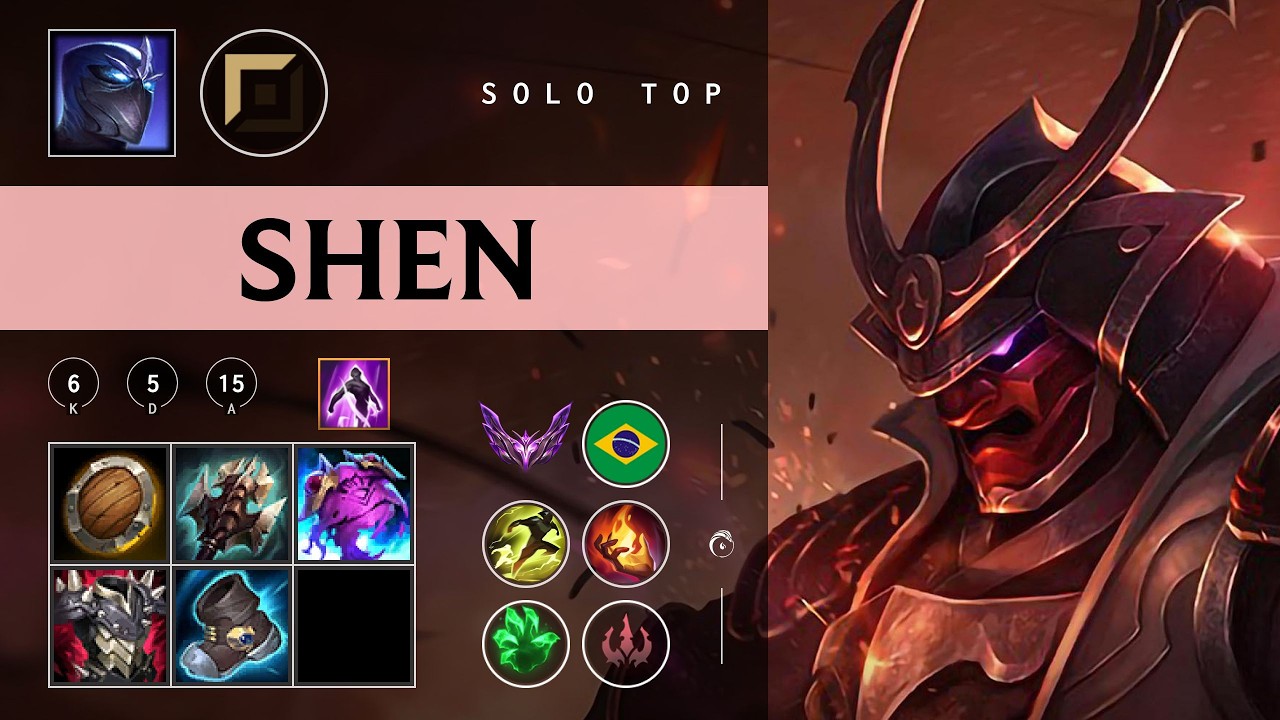Shen Top vs Gragas - BR Master Patch 26.03