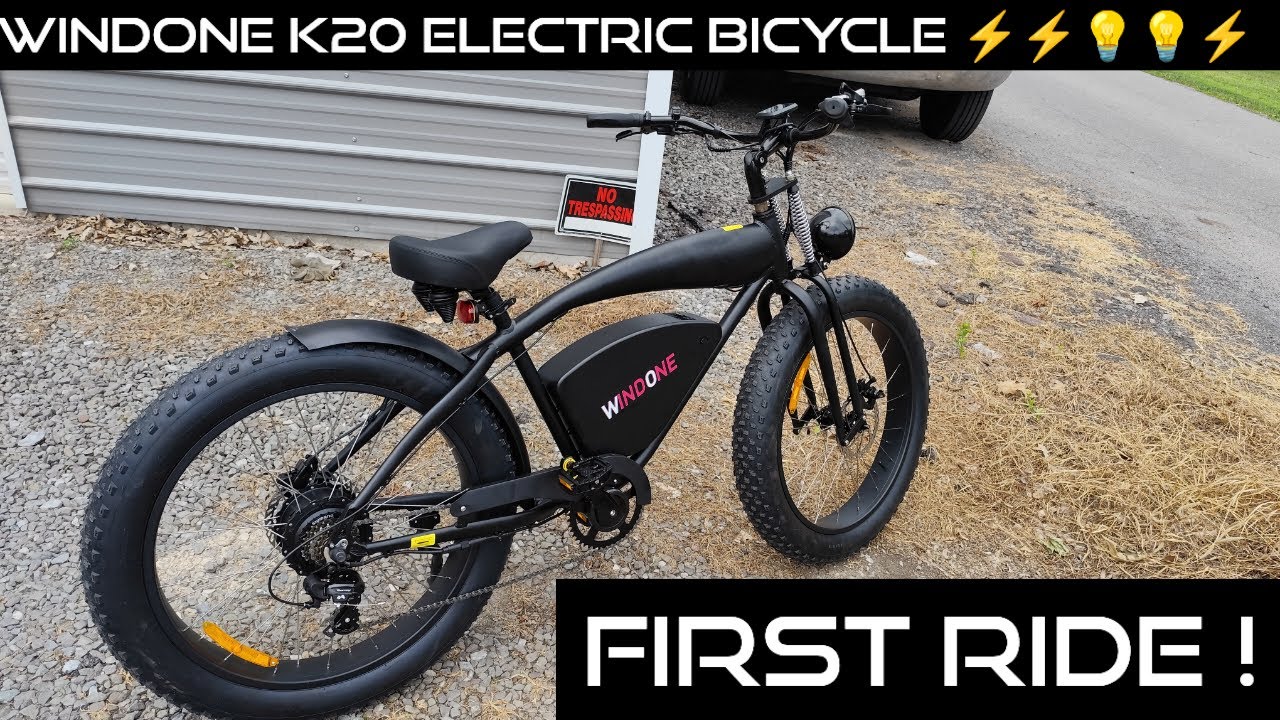 Windone k20 retro cruiser electric bike : first ride Cheap affordable electric bike