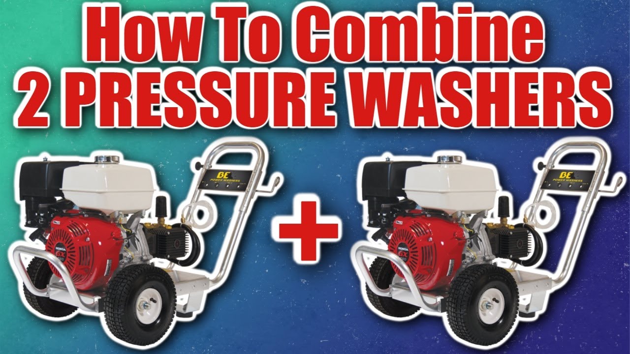 Как объединить 2 мойки высокого давления с помощью комплекта Stealth Dual Pressure Washer Kit