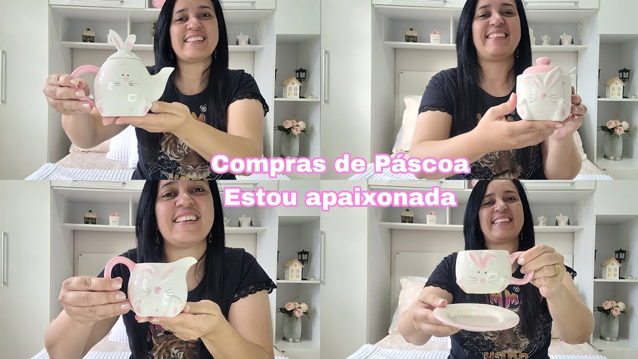 Louças de páscoa! Encantada com tanta coisa linda! Um sonho essas peças !  #pascoa #páscoa 