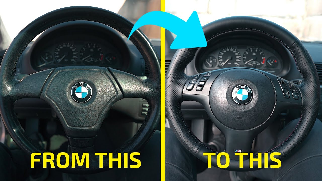 Как модернизировать рулевое колесо на BMW E46 — пошаговая инструкция по снятию рулевого колеса и ...