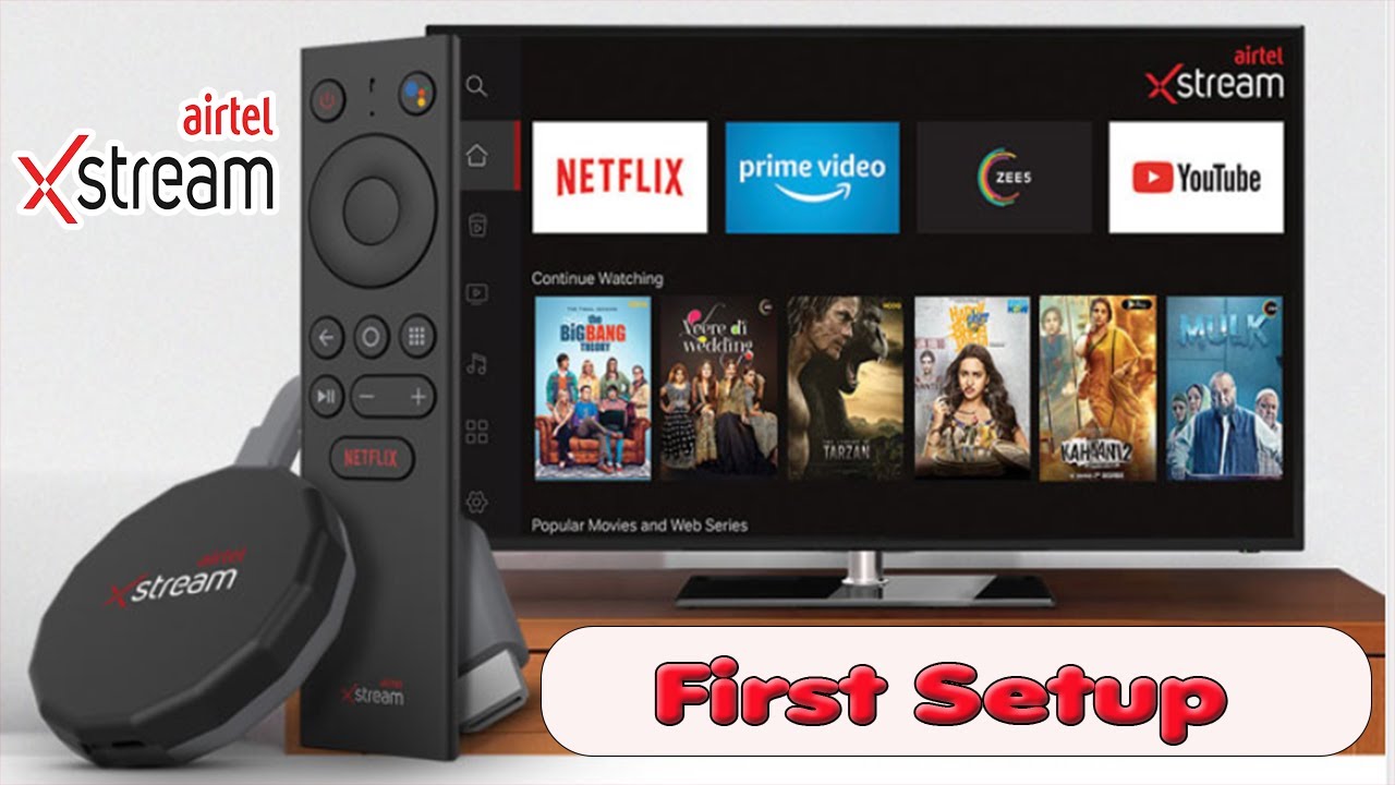 Airtel Smart Stick | First Setup | Remote Pairing