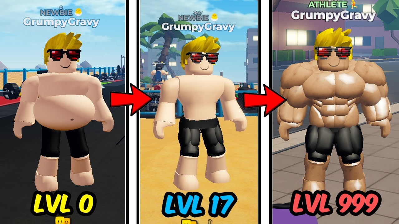 HOW TO GET SUPER STRONG in Roblox Gym League!