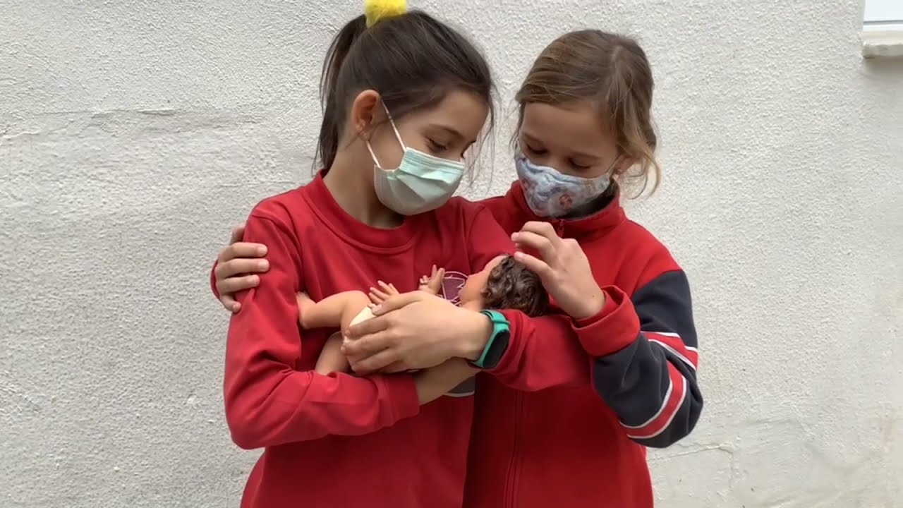 Felicitación Navidad 3º Primaria A a la Asociación de Amas de casa de Godella