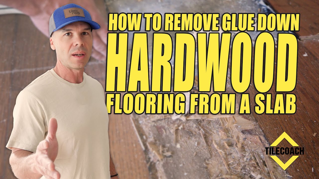 How to Remove Glued Down HARDWOOD Flooring — Moisture Coming up through Slab