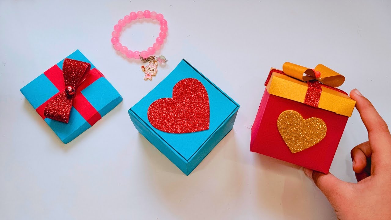 Easy DIY Gift Box 🎁 | Cute Handmade Surprise Box for Valentine’s, Birthday & Anniversary 💖