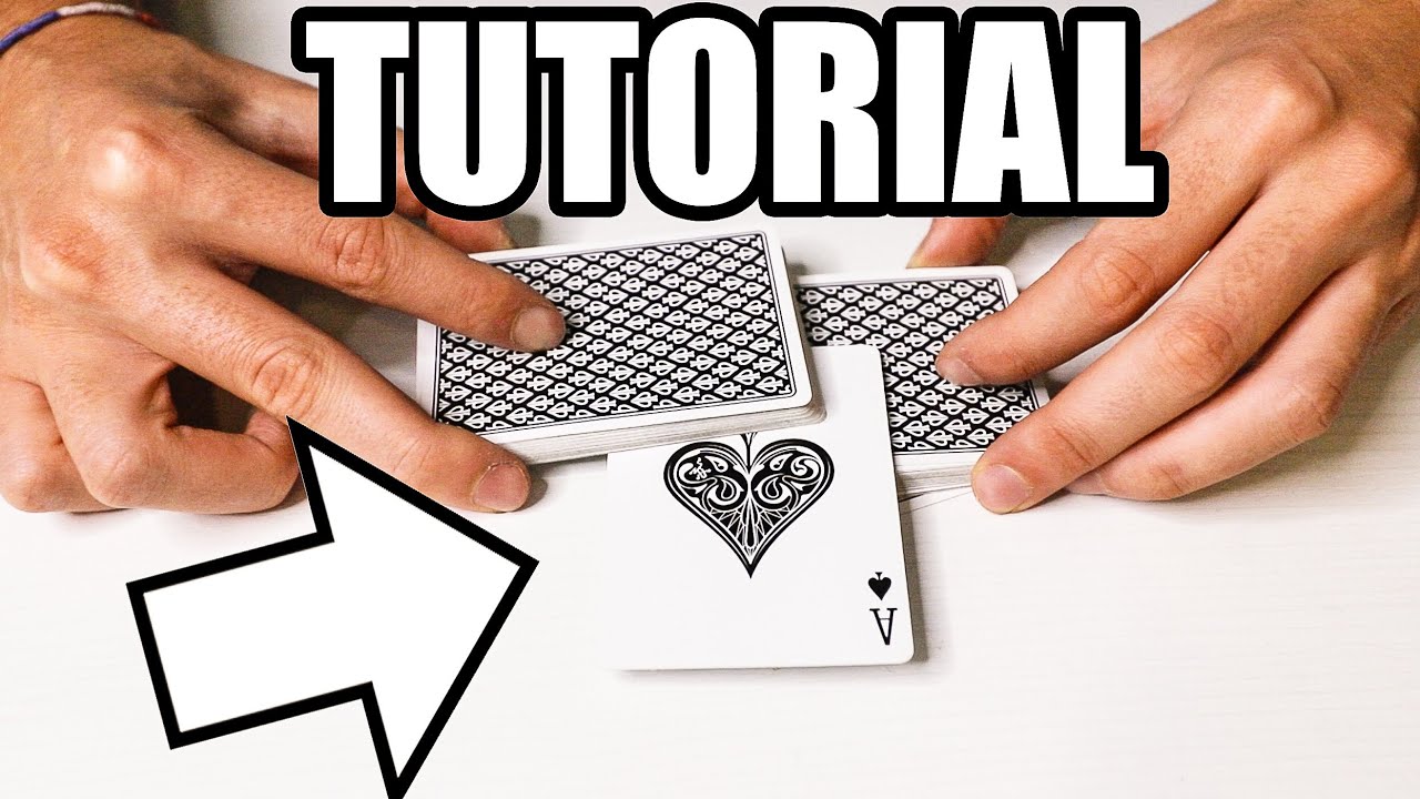 Il modo piu' ELEGANTE per far APPARIRE una CARTA! / tutorial gioco di magia con le carte