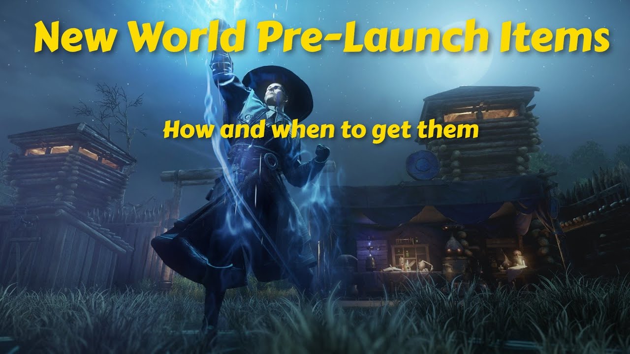 New World: Pre-launch and exclusive items and how to get them!