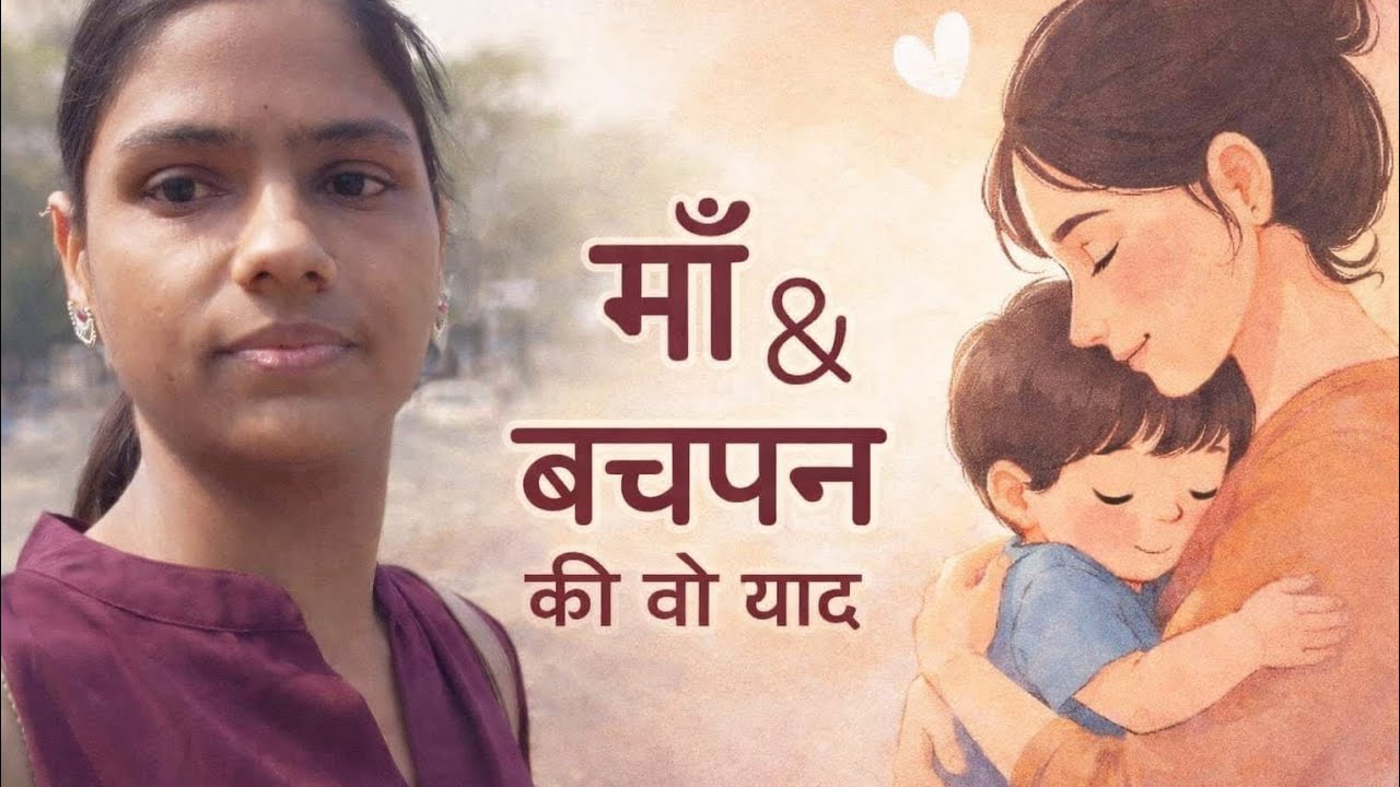 “Bachpan ki sabse pyari yaad… maa.”😊 🤍“Maa thi, isliye bachpan tha.”