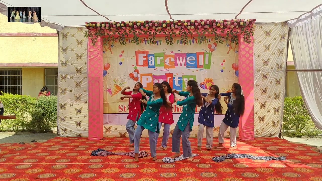 Annual function girls group dance