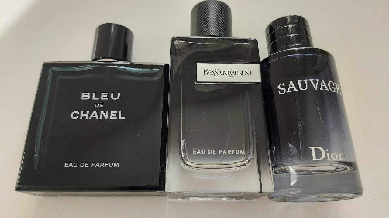 BLEU DE CHANEL Vs  Y YVES SAINT LAURENT  VS  SAUVAGE DE DIOR