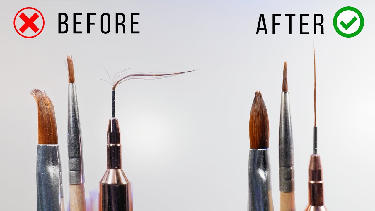 HOW TO: CLEAN & SAVE YOUR NAIL BRUSHES | 3 Easy Methods