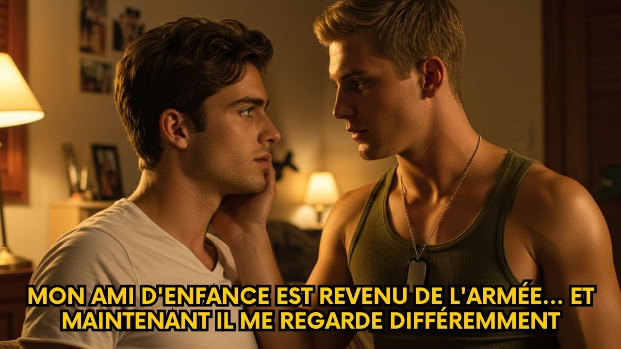 Mon AMI D'ENFANCE est revenu de l'ARMÉE... et maintenant il me regarde différemment | Histoire gay