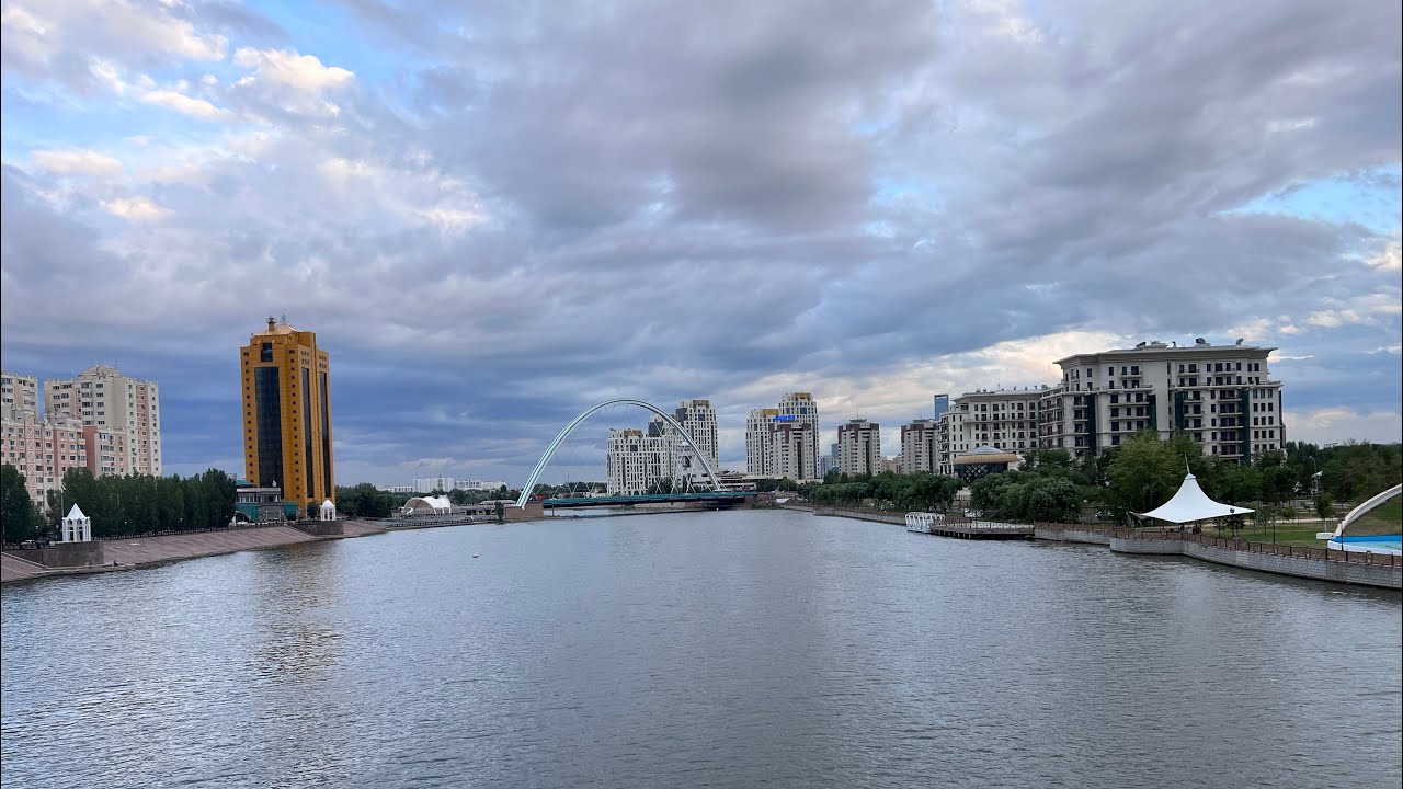 أول يوم مطار كازاخستان العاصمة أستانا Kazakhstan