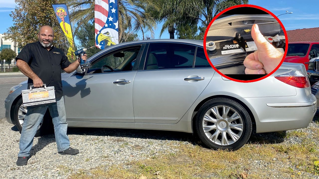 Most People Install This Battery in the WRONG Place (2009 Hyundai Genesis).