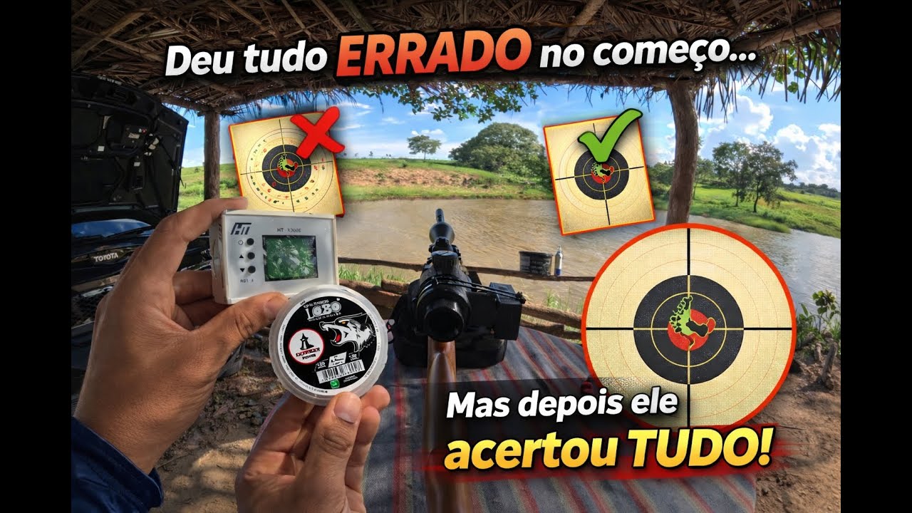 Começou MAL, mas olha o final! Teste de chumbinho na PCP