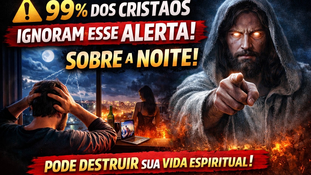 ⚠️ 99% dos Cristãos Ignoram Esse ALERTA de Jesus Sobre a NOITE (Pode Destruir Sua Vida Espiritual)