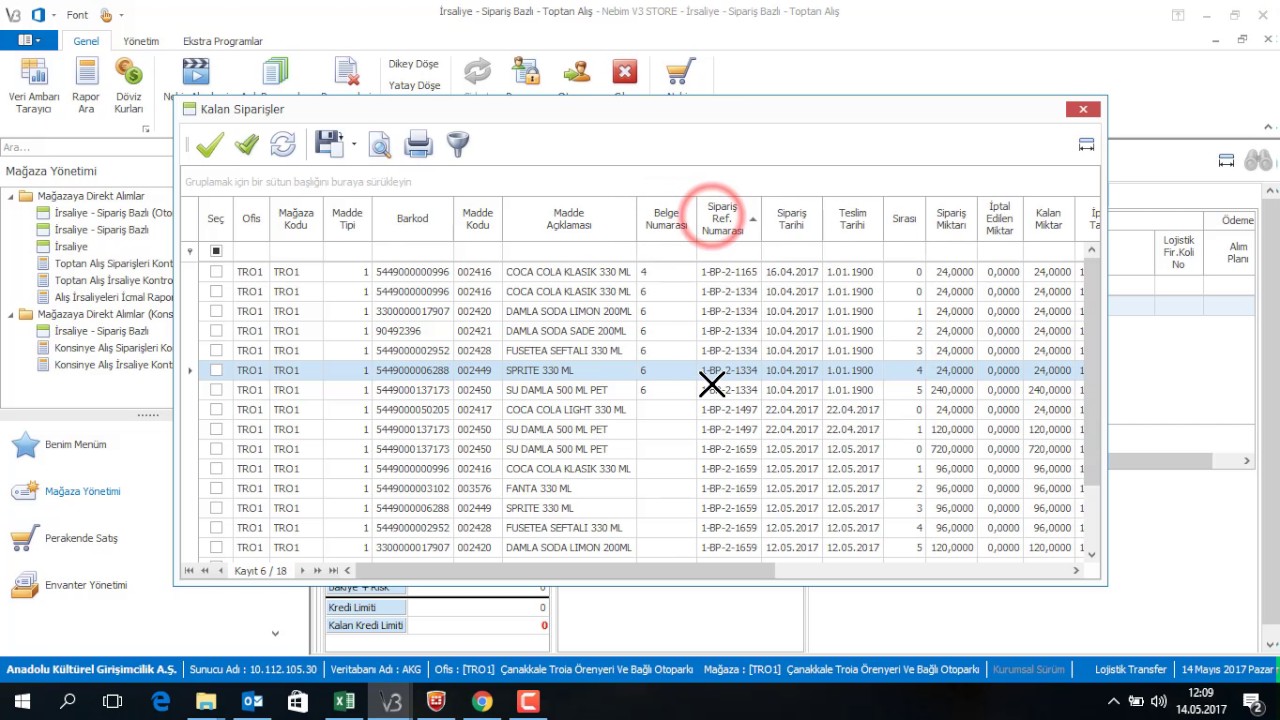 3.  NEBİM V3 ERP - MAĞAZAYA DİREKT ALIMLAR