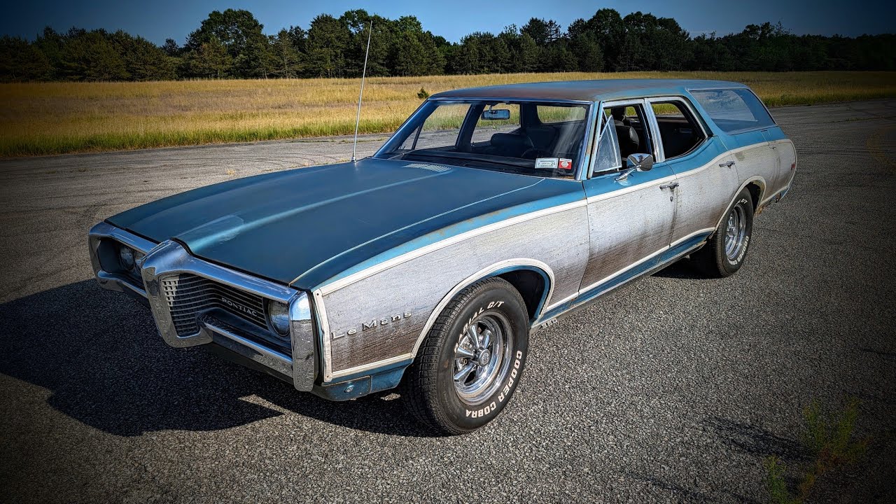 $8,500 - 1969 Pontiac Lemans Safari Long Roof Wagon For Sale~350~Auto~All Original with 50k Miles!