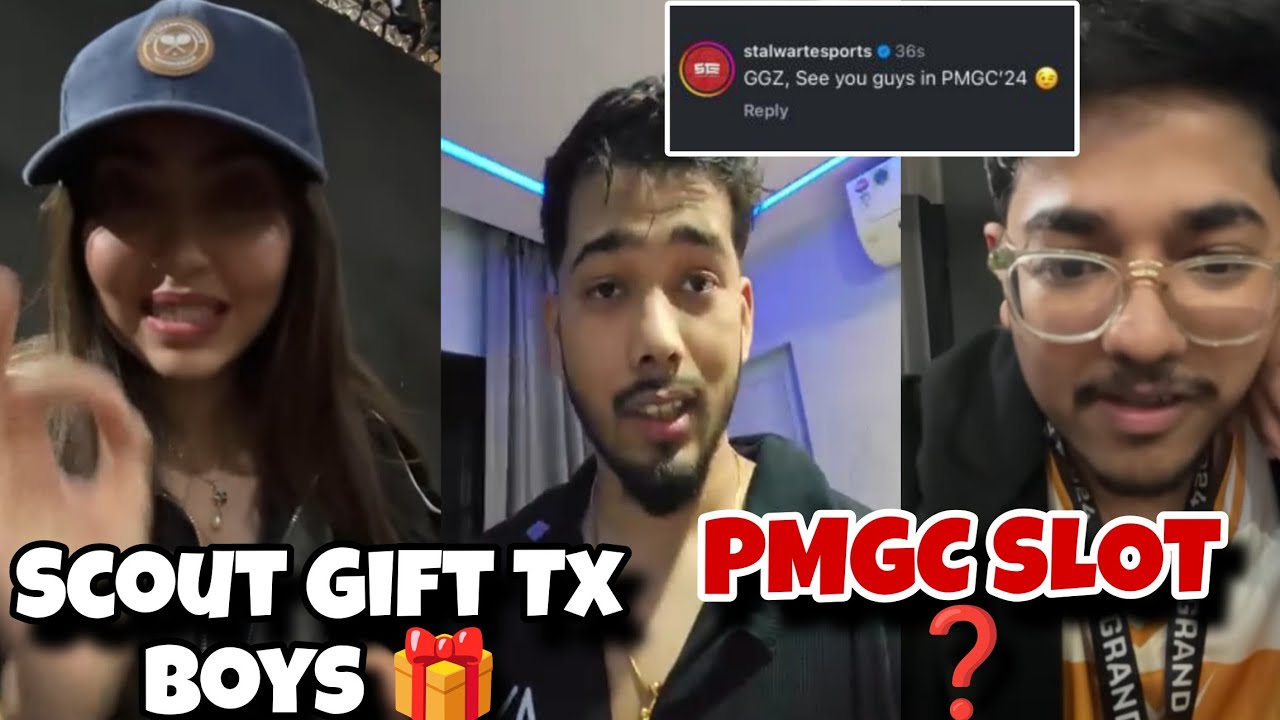 Scout Gift TX boys Leak 🎁 TX PMGC INVITE 😱 Angry On Ignite 🤬