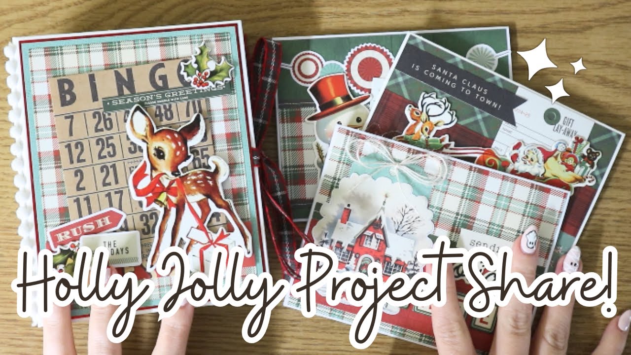 Простые истории Simple Vintage HOLLY JOLLY Project Поделиться ⛄️ | madebycarlyrose