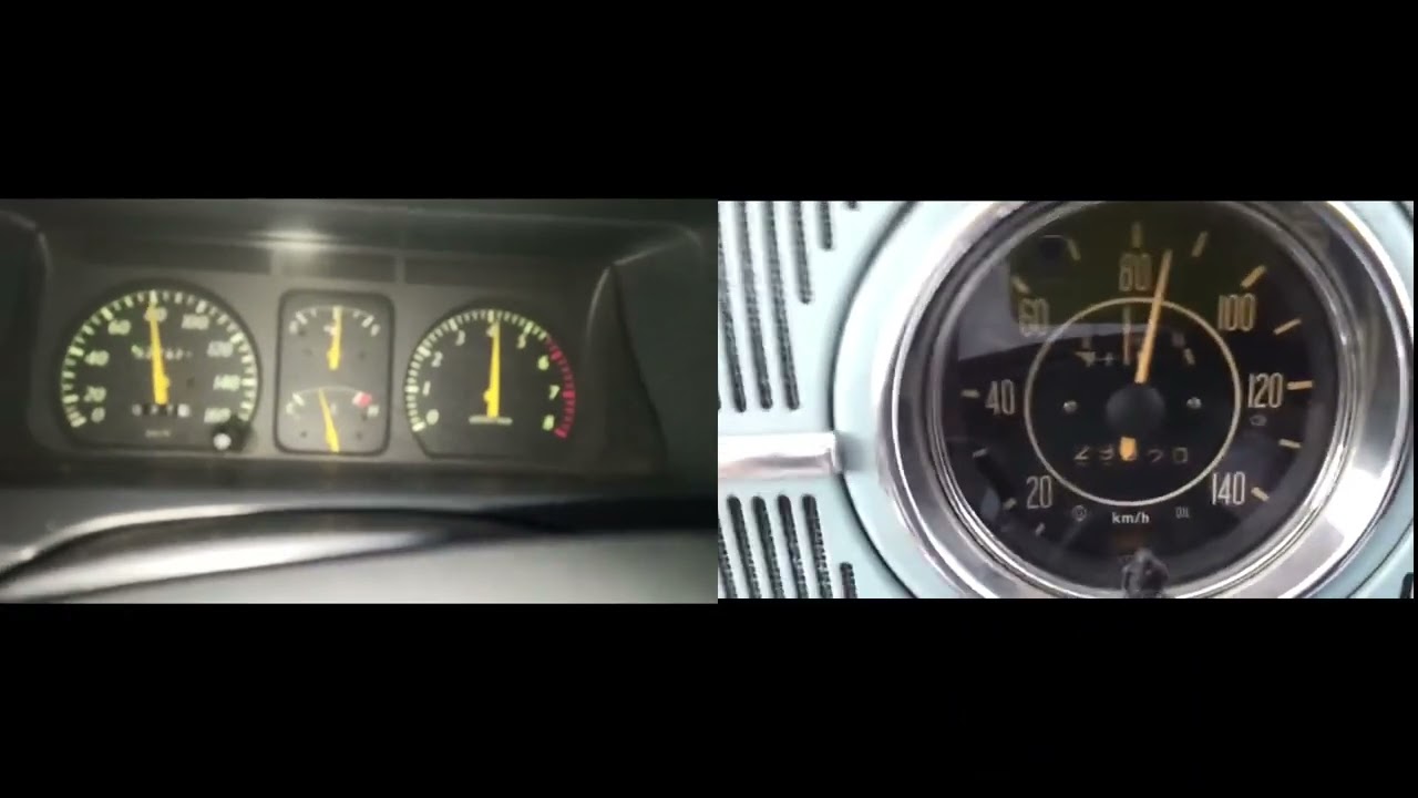 Akselerasi Toyota Kijang Kapsul VS VW Beetle (VW Kodok) 0-100km/h Acceleration Test