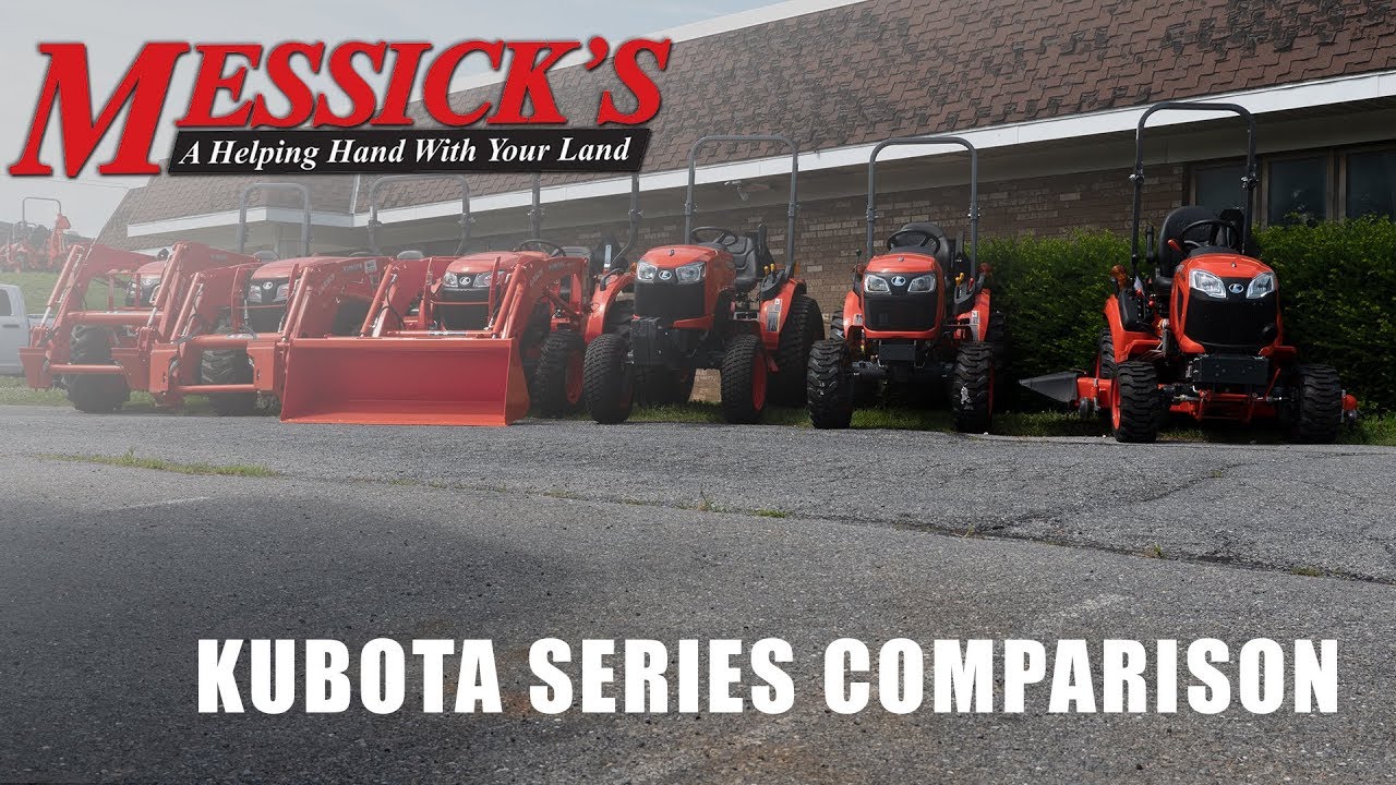 Kubota BX-B-L-MX-M | What series is right for you?