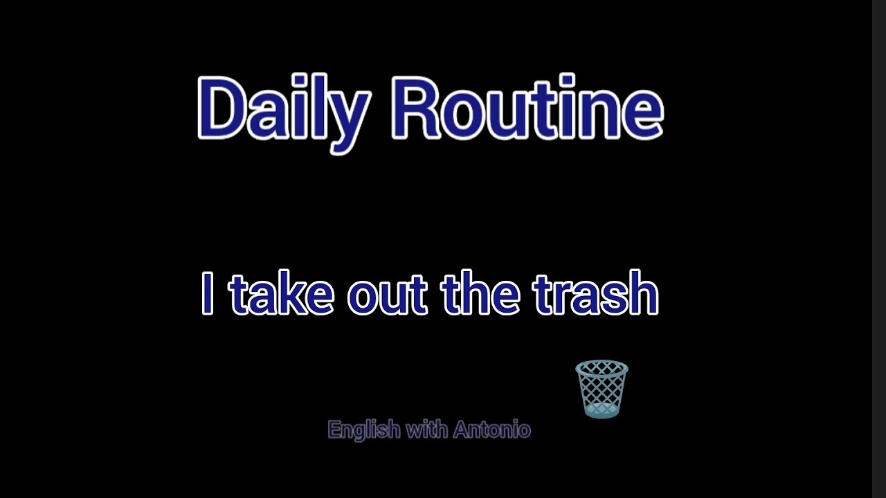 Daily Routine - present simple 