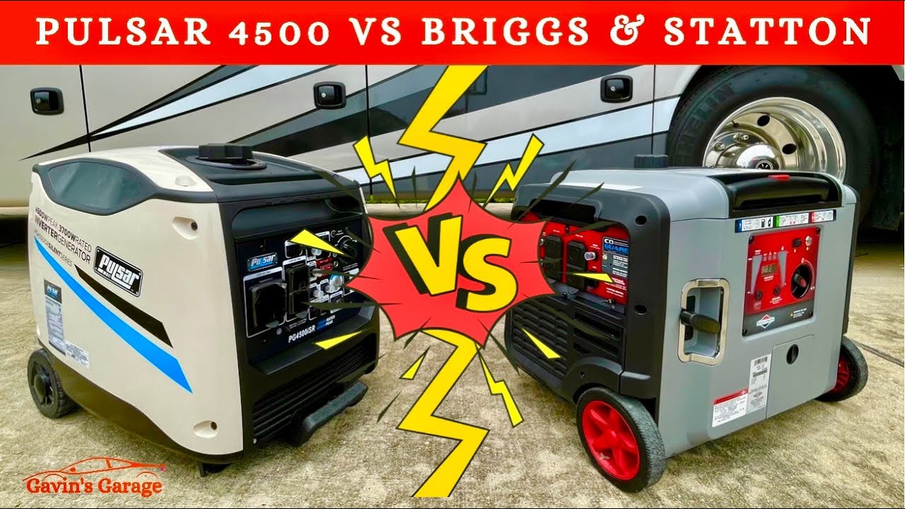 Pulsar PG4500ISR Silent Series VS Briggs & Stratton PowerSmart 4500-Watts (Generator Review)