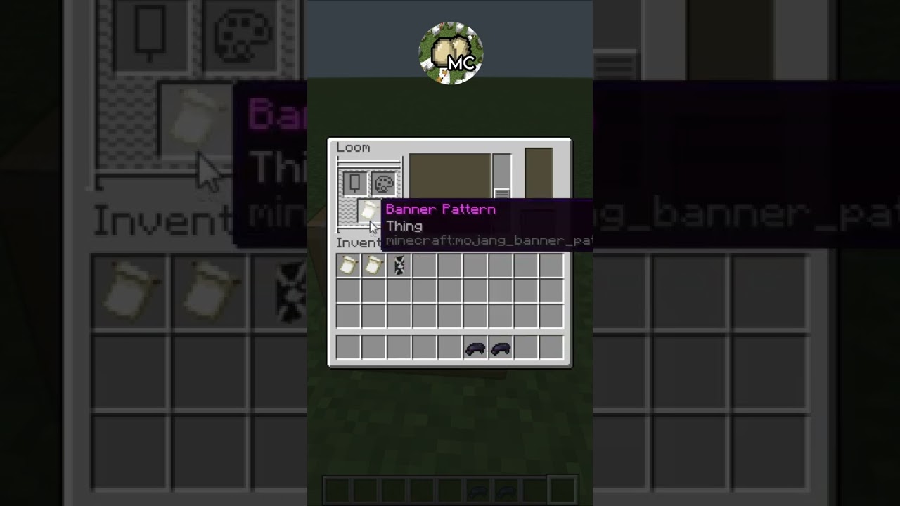 Minecraft White Rabbit Banner Design #34 #minecraft #shorts