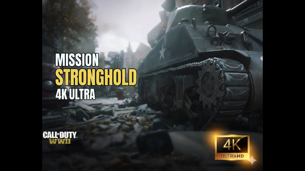 COD WWII - STRONGHOLD - Realistic WWII Church Siege (PS5 Pro / 4K 60FPS) Gameplay