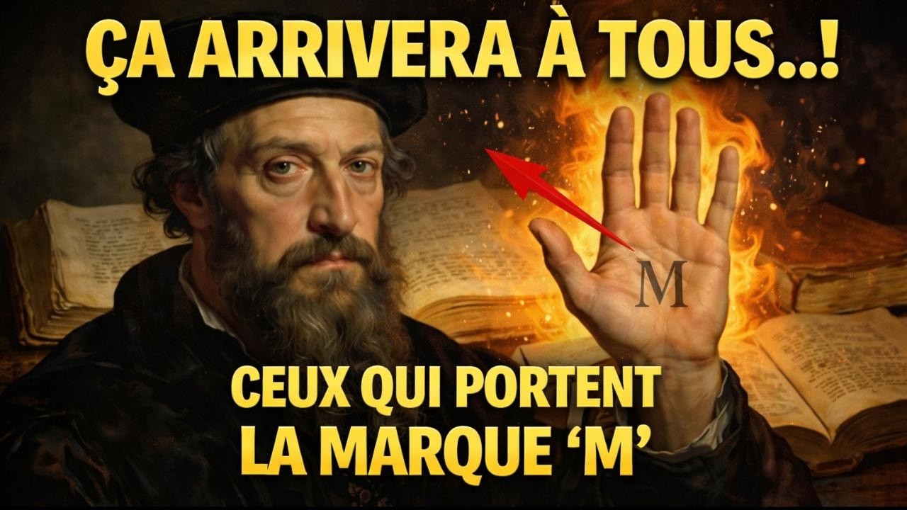 Regarde ta MAIN MAINTENANT : Si tu as cette « M », la prophétie de Nostradamus parle de toi