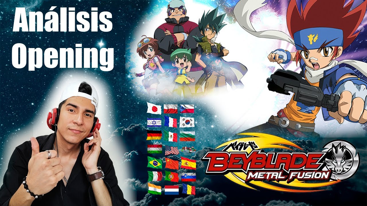 Reaction Opening Beyblade Metal Fusion in 21 languages