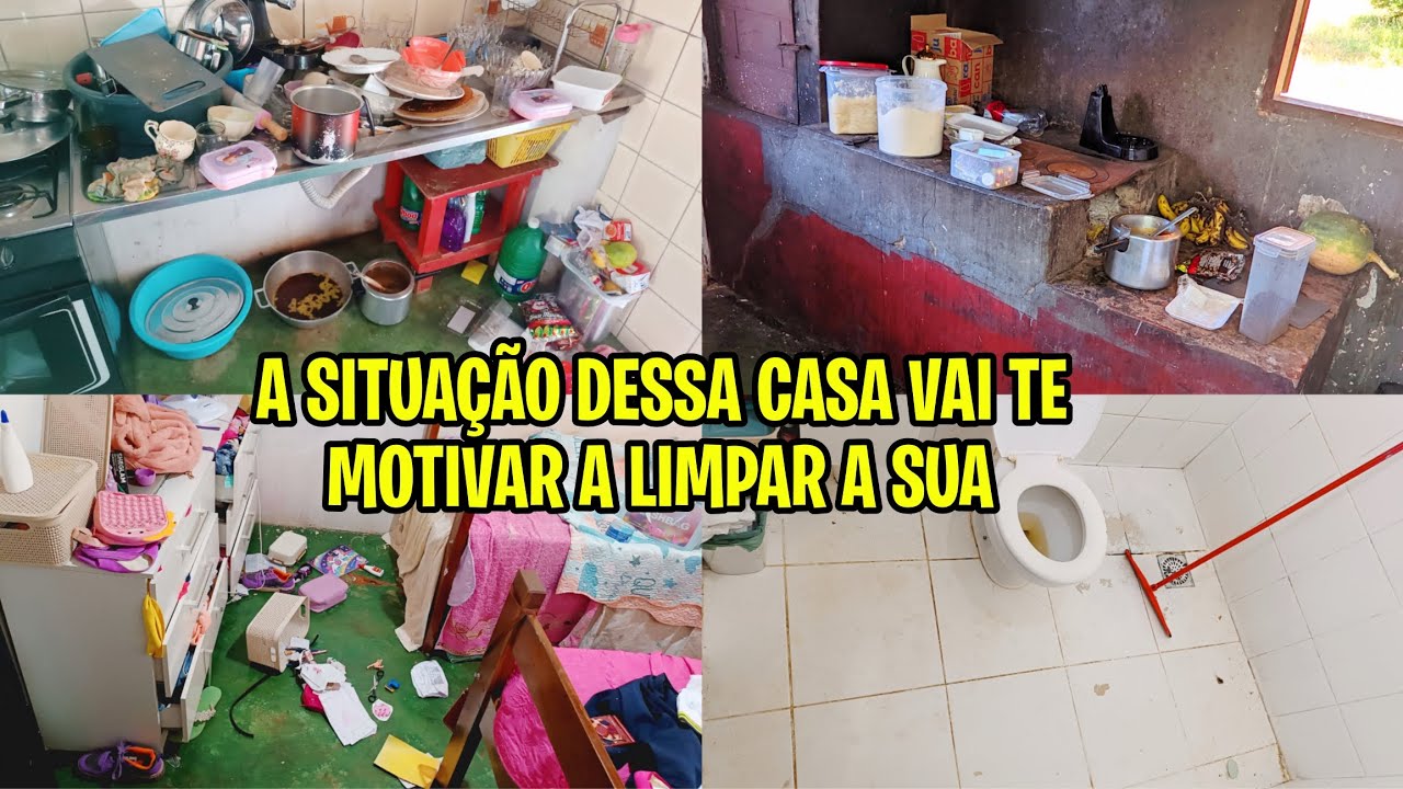 A situação dessa casa vai te motivar a limpar a sua/ faxina pesadona que demorou horas