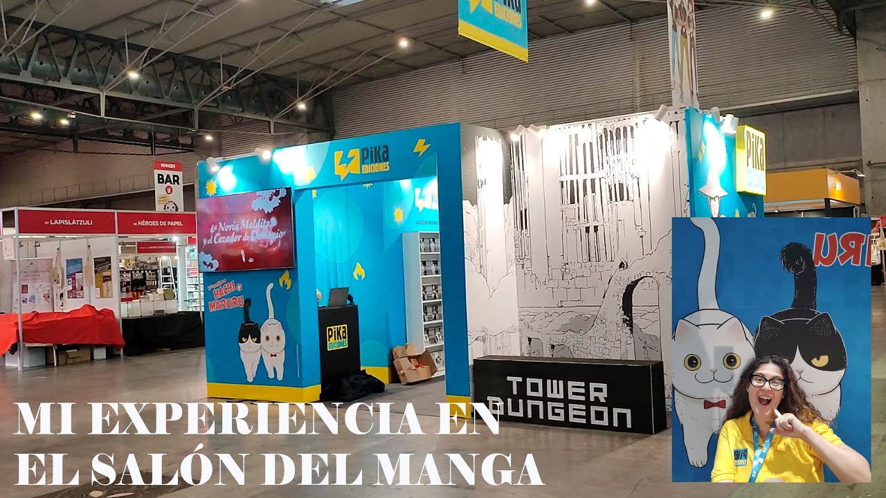 Mi experiencia en el Sal&oacute;n del Manga colaborando con Pika Ediciones 😍 #manga #otaku #booktube #books