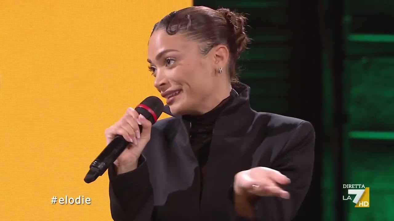Elodie e il siparietto con Diego Bianchi: 