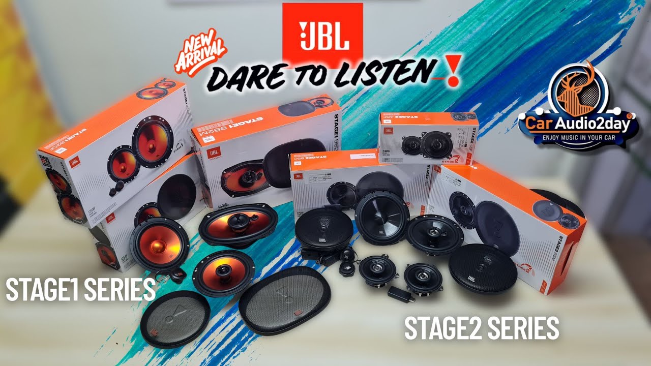 ของเข้าใหม่! JBL Stage1 & Stage2 | ลำโพงติดรถยนต์ เสียงชัด เบสแน่น! เสียงดีงบไม่แรง มีครบทุกไซส์