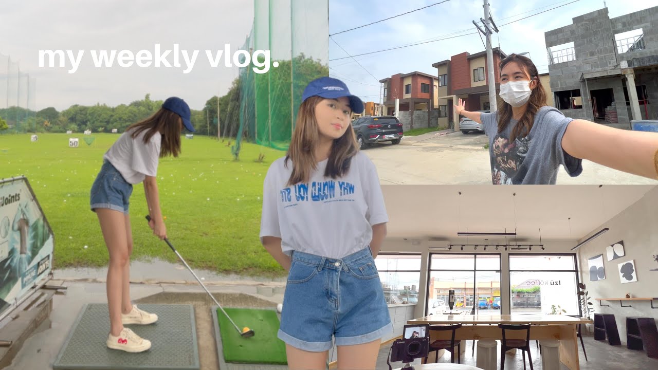 WEEKLY VLOG • School Break, Trying Golf, & House Update ⛳️🏡 | Princess Torres