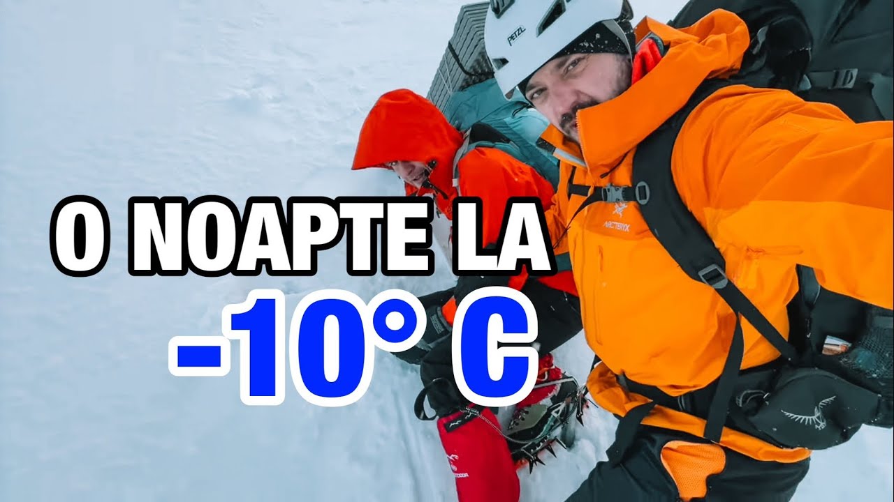 Am dormit o noapte la -10° C în refugiul Bucura din munții Retezat.