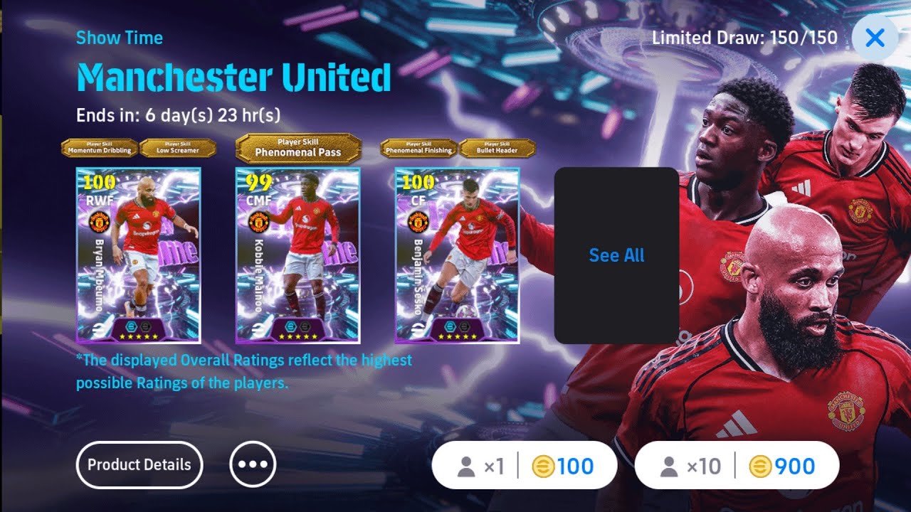 eFootball 2026 ⚽NOVITÀ LUNEDÌ 16 FEBBRAIO⚽SORPRESA SHOW TIME MANCHESTER UNITED E POI AFC CHAMPIONS