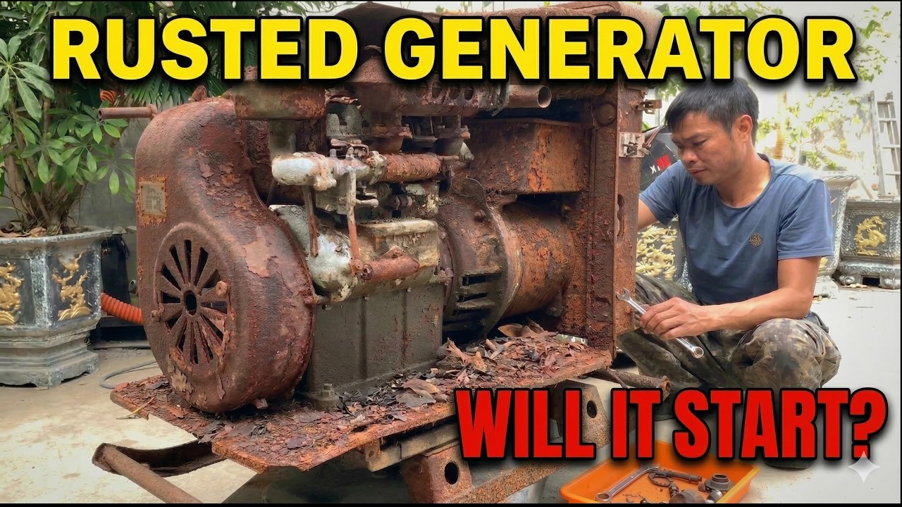 I Bought a Rusty Military Generator for $80&hellip; You Won&rsquo;t Believe Its True Value
