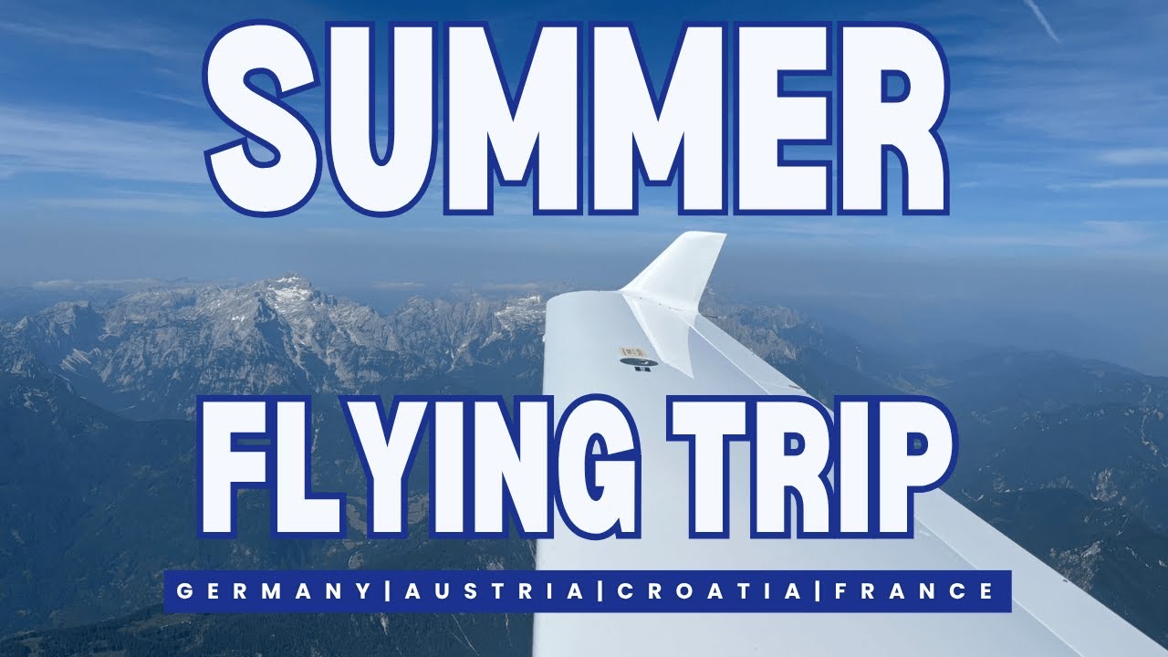 Summer Flying Trip 2025 in the DA40 NG | Germany | Austria | Croatia | Corsica | France
