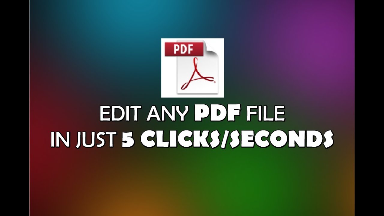 Быстрое редактирование любого PDF-файла всего за 5 щелчков или секунд — учебные пособия по CorelD...