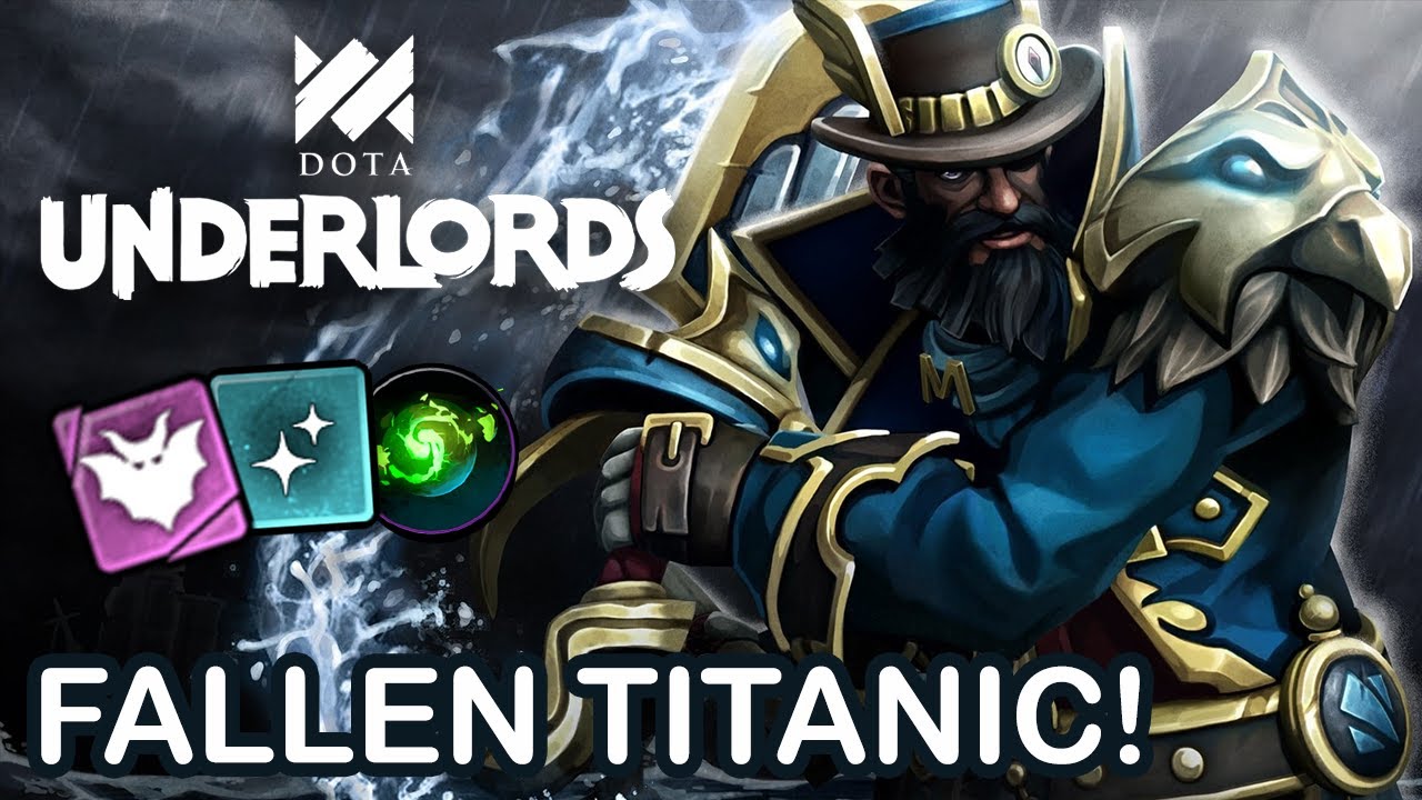 6 Fallen Mage with Double Titanic | Dota Underlords Standard Match | Lord of White Spire