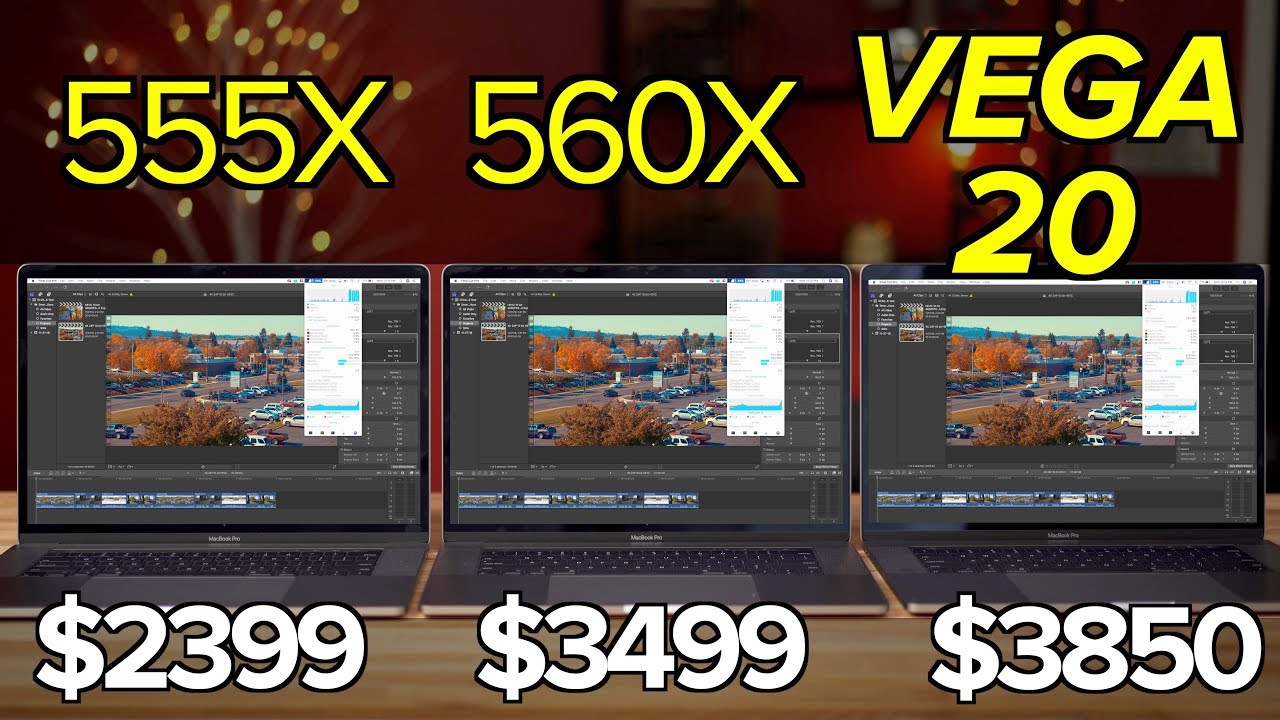 Vega 20 MacBook Pro &mdash; полное сравнение возможностей видеомонтажа в Final Cut X