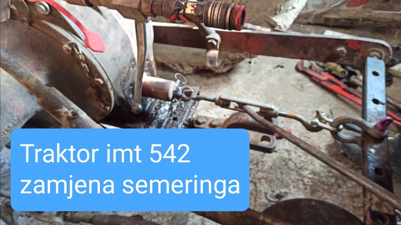 traktor imt 542 pokušaj zamjene semering NE IDE pogledajte zašto