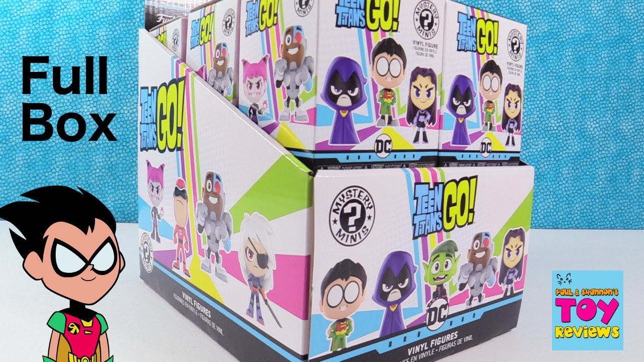 Teen Titans Go Funko Mystery Minis Full Box Unboxing | PSToyReviews